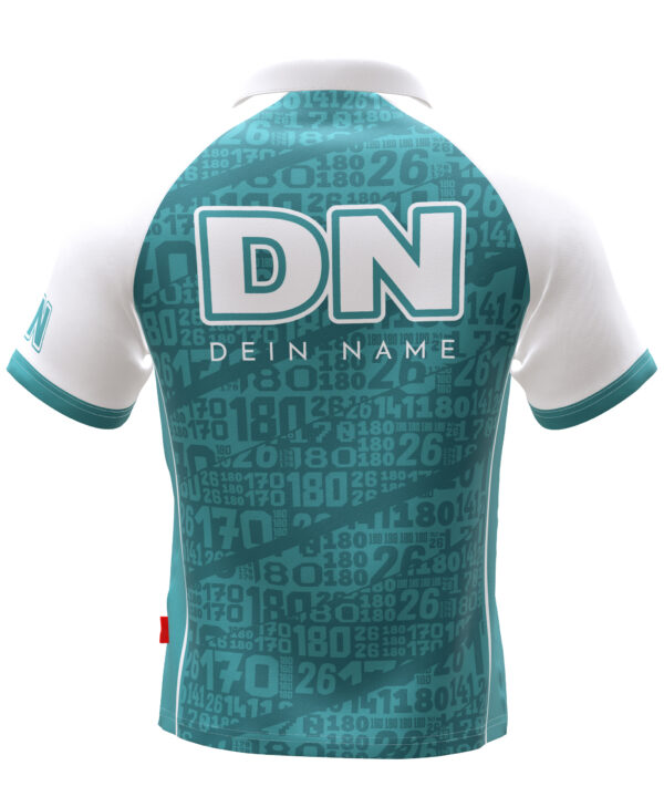 Numbers petrol white