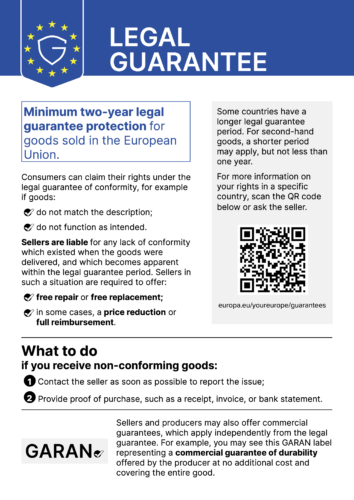Legal guarantee